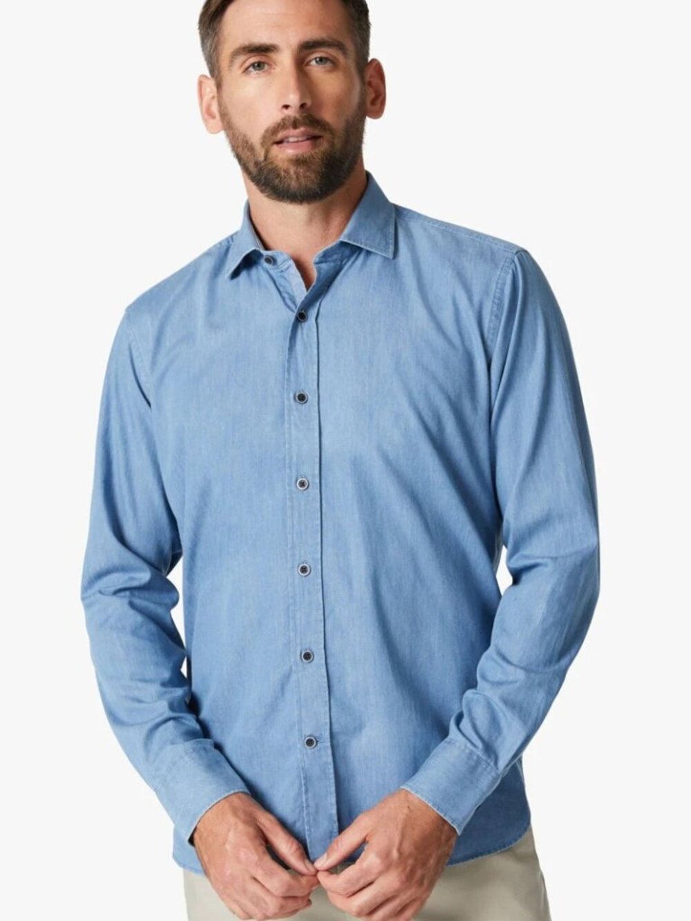 34 Heritage Blue Denim Shirt